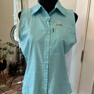 Columbia sporty sleeveless button down